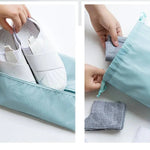 Zestaw 7 Kostek Podróżnych - Organizery Podróżne z Wodoodporną Kosmetyczką 8