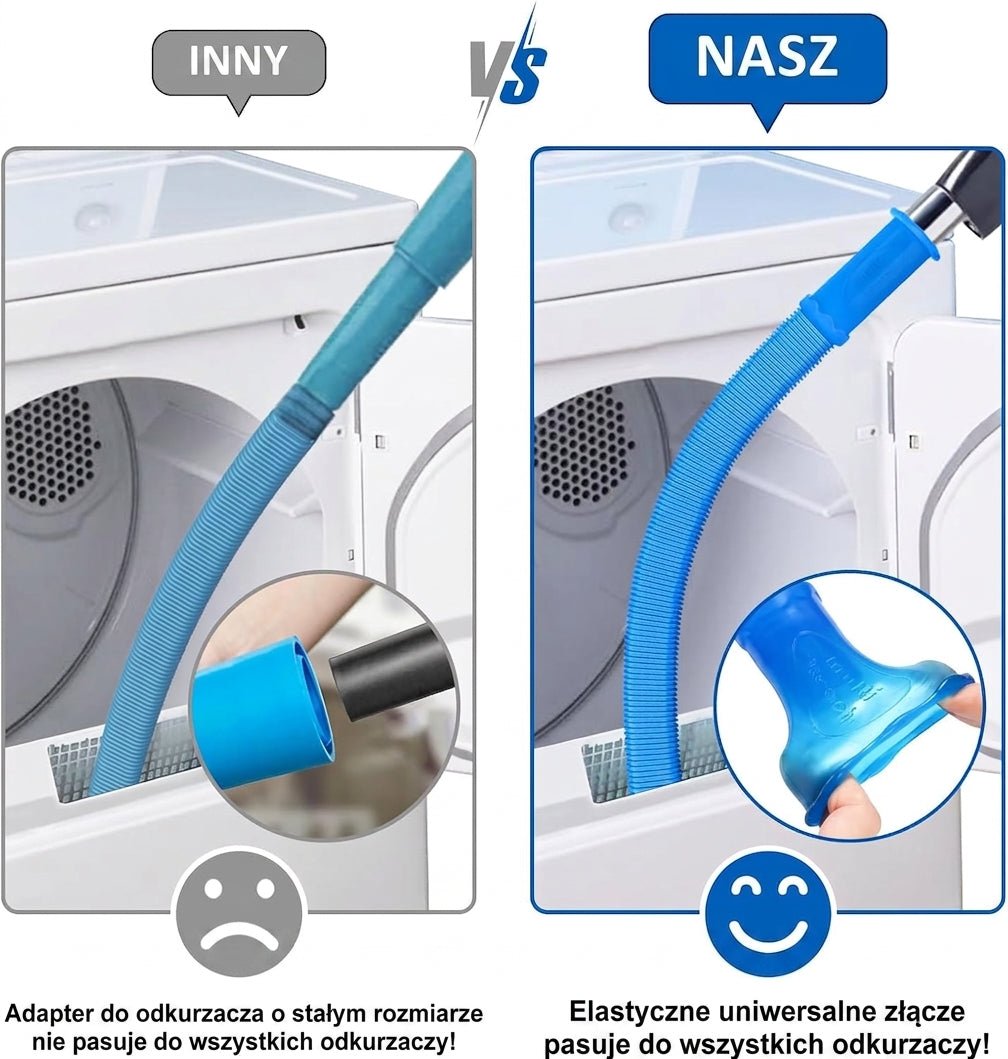 Zestaw Do Czyszczenia Otworów Wentylacyjnych – Elastyczna Końcówka Do Odkurzacza 8