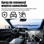 Zestaw Do Czyszczenia Wnętrza Samochodu – 3 Sztuki, Szybkoschnący Spray do Skóry i Plastiku