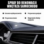 Zestaw Do Czyszczenia Wnętrza Samochodu – 3 Sztuki, Szybkoschnący Spray do Skóry i Plastiku