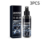 Zestaw Do Czyszczenia Wnętrza Samochodu – 3 Sztuki, Szybkoschnący Spray do Skóry i Plastiku 7
