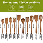 Zestaw Narzędzi Kuchennych z Drewna Tekowego – Odporne i Trwałe do Codziennego Gotowania 2