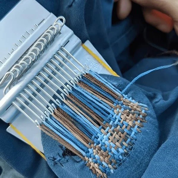 Zestaw Narzędzi Tkackich do Cerowania i Patchworku – Kompaktowy Zestaw do Naprawy Tkanin 3