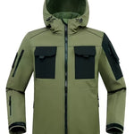 Zestaw Outdoorowy Męski z Wodoodporną Kurtką i Spodniami – Polarowa Podszewka, Wiatroszczelny 3