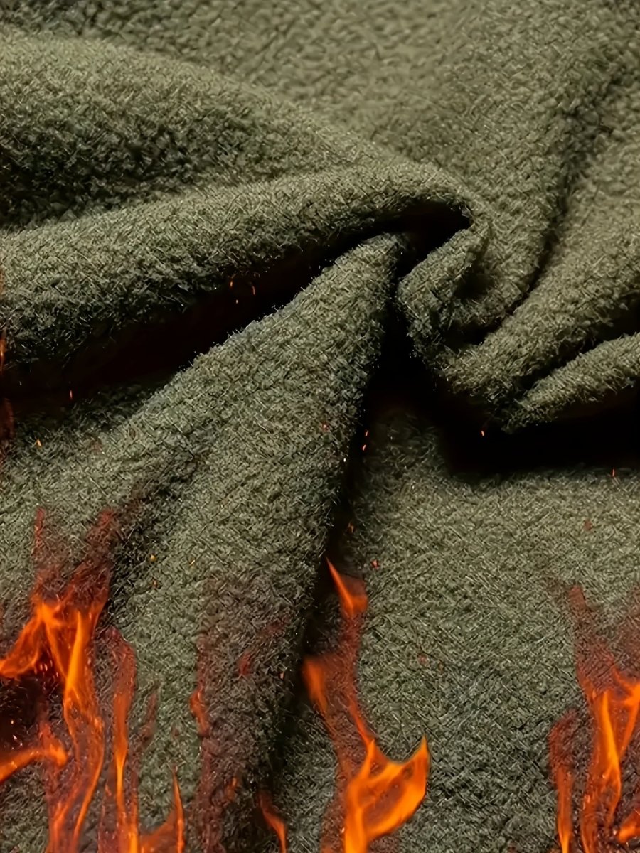 Zestaw Outdoorowy Męski z Wodoodporną Kurtką i Spodniami – Polarowa Podszewka, Wiatroszczelny 4