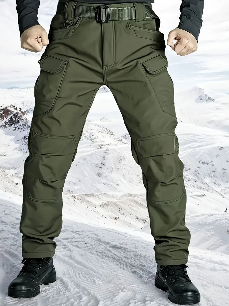 Zestaw Outdoorowy Męski z Wodoodporną Kurtką i Spodniami – Polarowa Podszewka, Wiatroszczelny 5