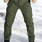 Zestaw Outdoorowy Męski z Wodoodporną Kurtką i Spodniami – Polarowa Podszewka, Wiatroszczelny 5