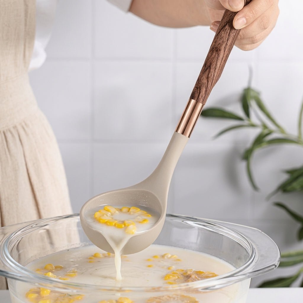 Zestaw Przyborów Kuchennych Odporne na Ciepło z Ergonomicznymi Uchwytami – 10 Elementów do Gotowania 8