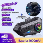 Zestaw Słuchawkowy Bluetooth do Kasku Motocyklowego – Wodoodporny IPX6 z 30 Godzinami Rozmów 7