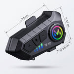 Zestaw Słuchawkowy Bluetooth do Kasku Motocyklowego – Wodoodporny IPX6 z 30 Godzinami Rozmów 3