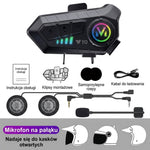 Zestaw Słuchawkowy Bluetooth do Kasku Motocyklowego – Wodoodporny IPX6 z 30 Godzinami Rozmów 6