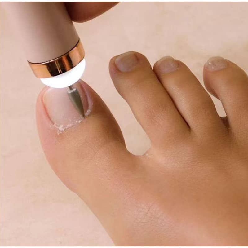 Zestaw do Manicure Elektryczny Bezprzewodowy z Regulacją Prędkości – 5 Końcówek, Oświetlenie LED 6
