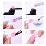 Zestaw do Manicure z Lampą UV – Polygel do Stylizacji Paznokci w Domu z Akcesoriami 4