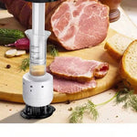 Zestaw do Nastrzykiwania Mięsa ze Stali Nierdzewnej z Systemem Zmiękczania - 30 Igieł, Ergonomiczny Uchwyt, Mycie w Zmywarce 1