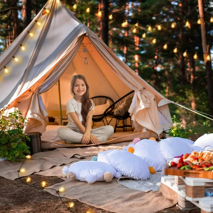 Zewnętrzne Łańcuchy Świetlne LED - Wodoodporne, Łatwa Instalacja, Idealne na Imprezy 1