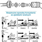 Zjeżdżalnia Dmuchana dla Dzieci z Funkcją Wodną – Bezpieczna i Trwała na Podwórko 480 x 140 cm 5