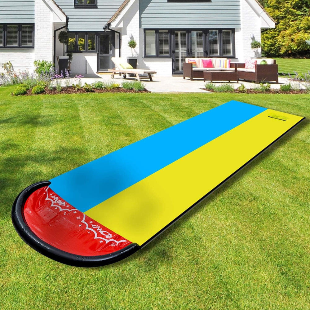 Zjeżdżalnia Dmuchana dla Dzieci z Funkcją Wodną – Bezpieczna i Trwała na Podwórko 480 x 140 cm 2