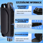 cechy wysokiej jakości wentylatora samochodowego zasilanego przez USB z regulacją prędkości