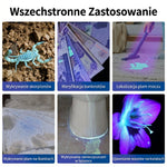 co możesz zobaczyć za pomocą latarki UV z akumulatorem i zoomem - mocna latarka do wykrywania moczu i plam