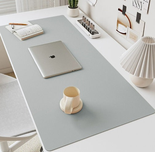 Elegancka Skórzana Podkładka Na Biurko Wodoodporna Duża Ochrona Zamszowa