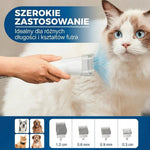 Odkurzacz do Sierści Psa z Maszynkami i Szczotkami – Cichy, Duża Pojemność 2,3 L 3