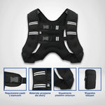 Regulowana kamizelka z obciążeniem – idealna do treningu i ćwiczeń siłowych