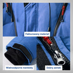 Kurtka puchowa izolowana – tkanina strukturalna, wysokiej jakości zamek i wiatroszczelne mankiety