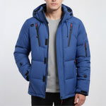 Kurtka puchowa izolowana – jesień i zima, z odpinanym kapturem podczas noszenia