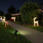 Zewnętrzny projektor świąteczny – wyświetlanie dekoracji na domu