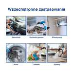 Wysokociśnieniowy czysciciel parowy odpowiedni do wielu zastosowań, w tym do kuchni, łazienki i na zewnątrz